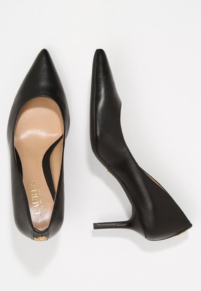 Escarpin Cuir Lanette Noir - Talons Classiques Gabor | Exclusif